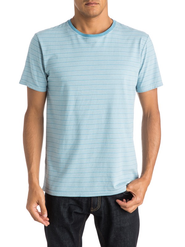 quiksilver, Stripey Type - T-shirt, NIAGARA (bkt0) 0 Stripey Type - T-shirt EQYKT03328 Quiksilver