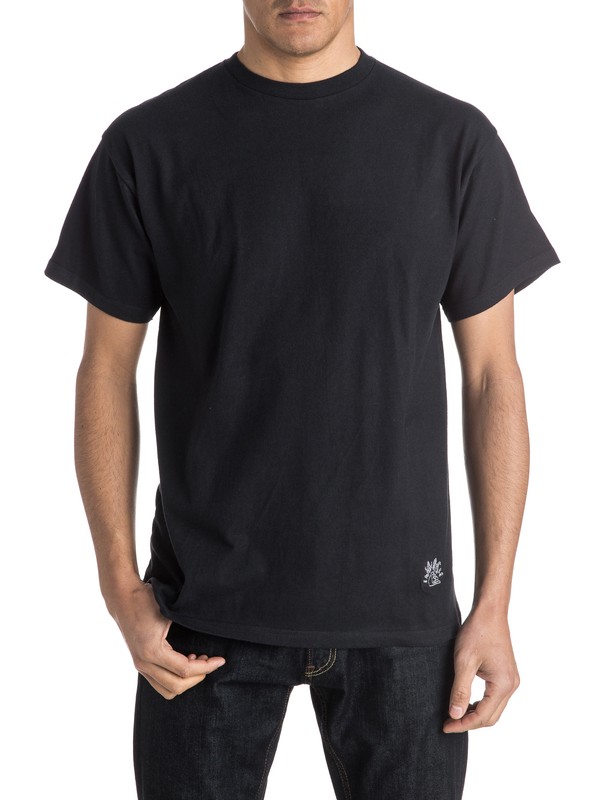 quiksilver, Julien David X Quiksilver Logo - T-shirt, BLACK (kvj0) 0 Julien David X Quiksilver Logo - T-shirt EQYKT03340 Quiksilver