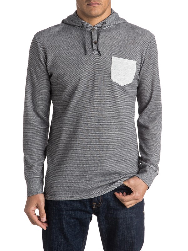 Murky Sky - Hooded Long Sleeve T-Shirt EQYKT03407 0 Murky Sky Hooded Long Sleeve Tee EQYKT03407 Quiksilver