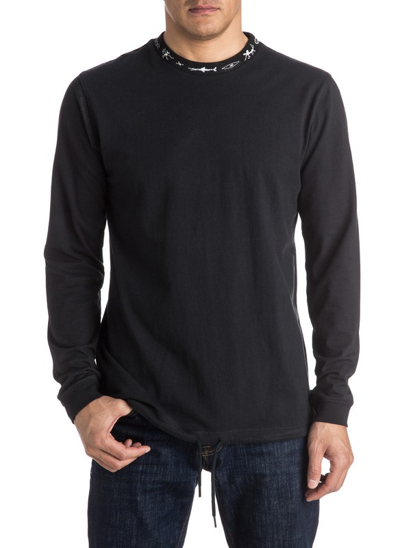 quiksilver, Necked - Tee-Shirt à manches longues, BLACK (kvj0) 0 Necked - Tee-Shirt à manches longues EQYKT03419 Quiksilver