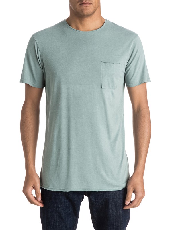 quiksilver, The Organic - Tee-Shirt à poche, CHINOIS GREEN (gkb0) 0 The Organic - Tee-Shirt à poche EQYKT03448 Quiksilver