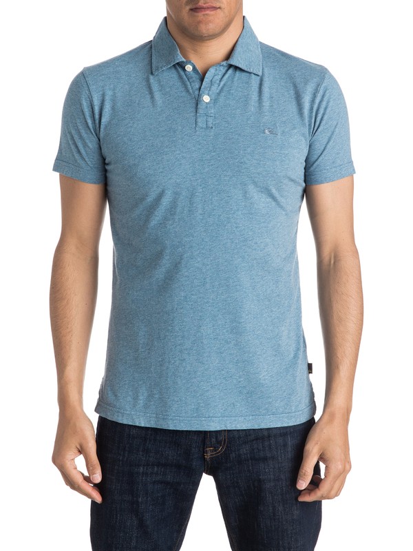 quiksilver, Dry Harbour Polo Shirt, CAPTAINS BLUE HEATHER (bmeh) 0 Dry Harbour Polo Shirt EQYKT03472 Quiksilver
