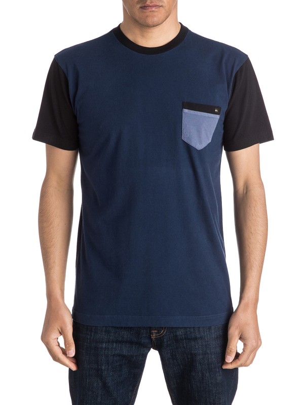 quiksilver, Baysic Pocket Tee, NAVY BLAZER (byj0) 0 Baysic Pocket Tee EQYKT03482 Quiksilver