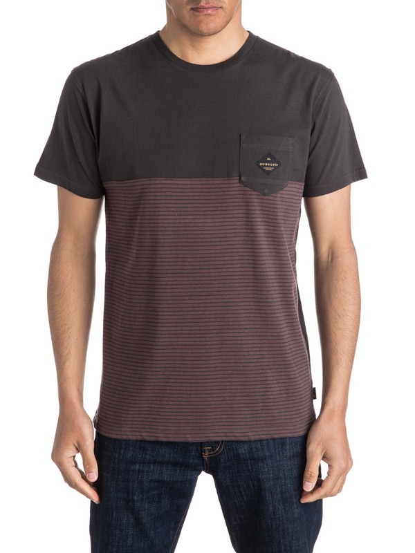 quiksilver, Half Mast Pocket Tee, TARMAC (kta0) 0 Half Mast Pocket Tee EQYKT03485 Quiksilver