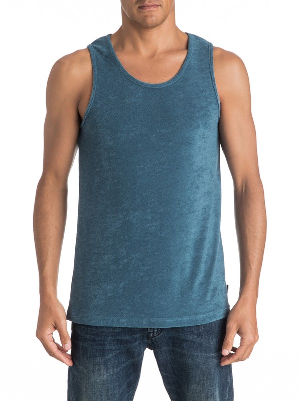 quiksilver, Ar Kiely - Haut sans manches, INDIAN TEAL (bqk0) 0 Ar Kiely - Haut sans manches EQYKT03499 Quiksilver