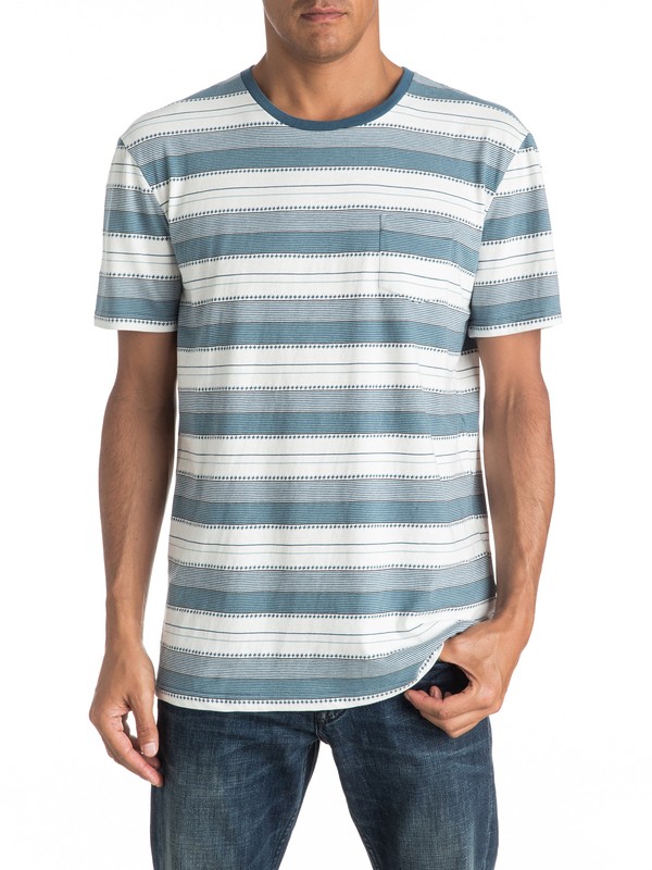 quiksilver, Pedry Dano - Pocket T-Shirt, INDIAN TEAL (bqk0) 0 Pedry Dano - Pocket T-Shirt EQYKT03508 Quiksilver