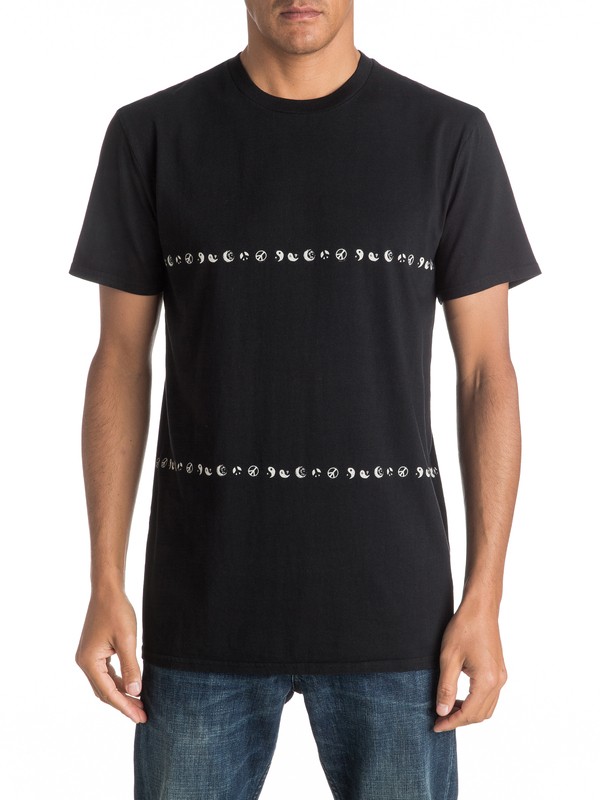 quiksilver, Eye Ching Stripe - Tee-Shirt, BLACK (kvj0) 0 Eye Ching Stripe - Tee-Shirt EQYKT03527 Quiksilver
