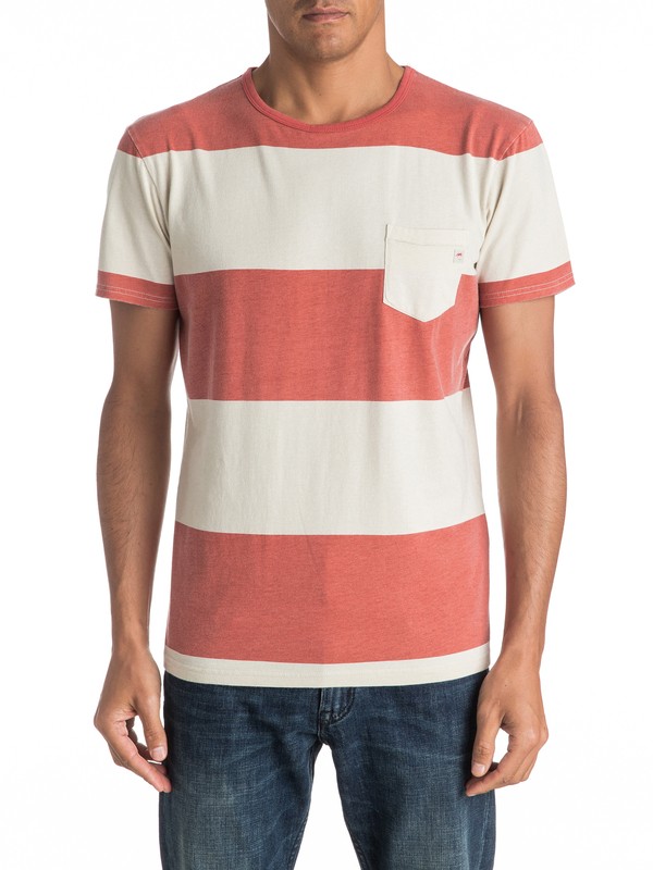 quiksilver, Maxed Out Hero - Pocket-T-Shirt, BURNT SIENNA (nmh0) 0 Maxed Out Hero - Pocket-T-Shirt Orange EQYKT03537 Quiksilver