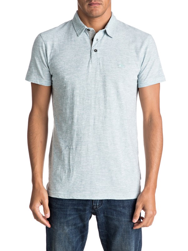 quiksilver, Drys Dale - Polo Shirt, STONE BLUE HEATHER (bhyh) 0 Drys Dale - Polo Shirt EQYKT03571 Quiksilver