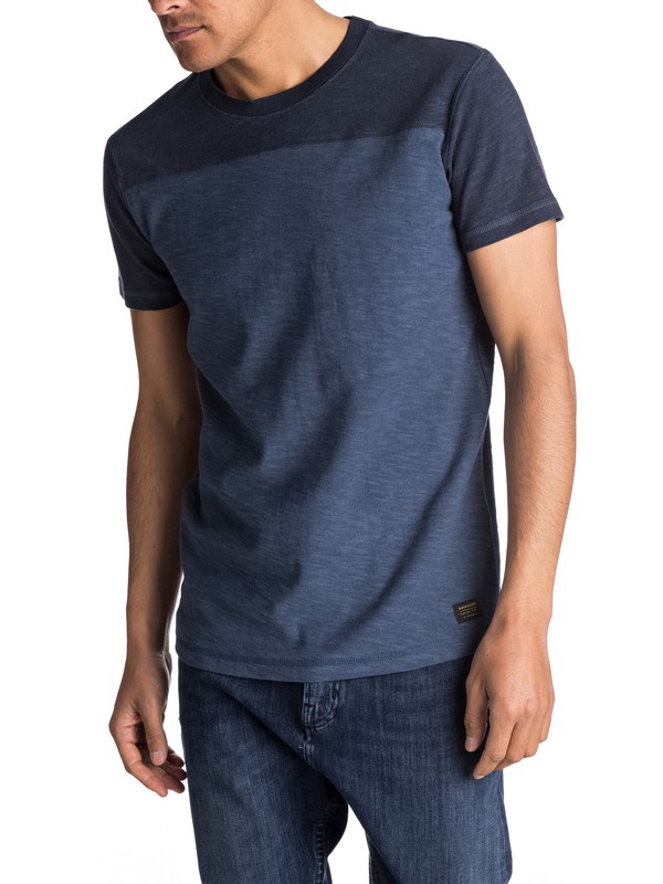quiksilver, Sim Bai - T Shirt pour Homme, NAVY BLAZER (byj0) 0 Sim Bai - T Shirt pour Homme EQYKT03608 Quiksilver