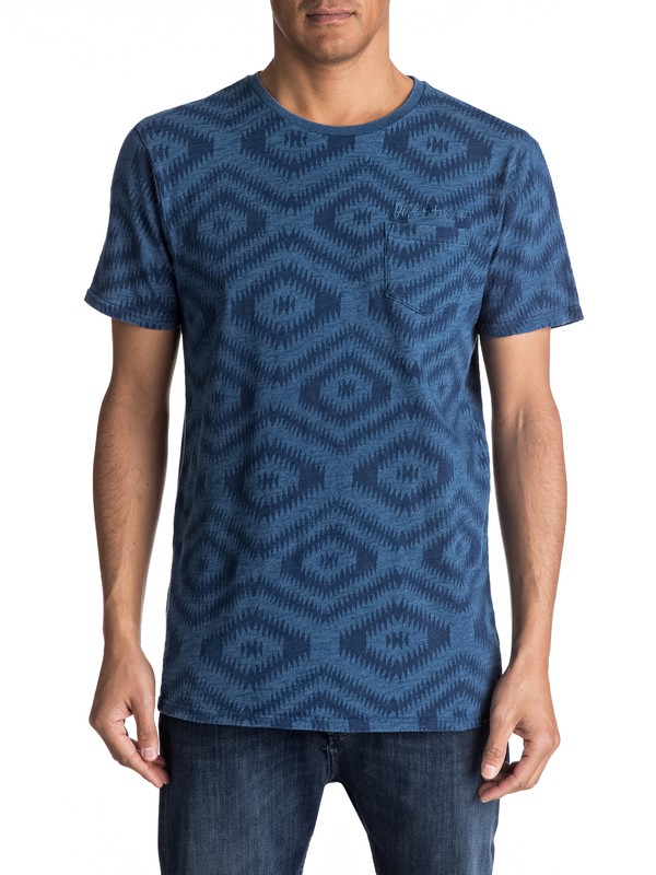 quiksilver, Ding Repairs - Tee-Shirt pour Homme, LIGHT INDIGO (bhy0) 0 Ding Repairs - Tee-Shirt pour Homme EQYKT03616 Quiksilver