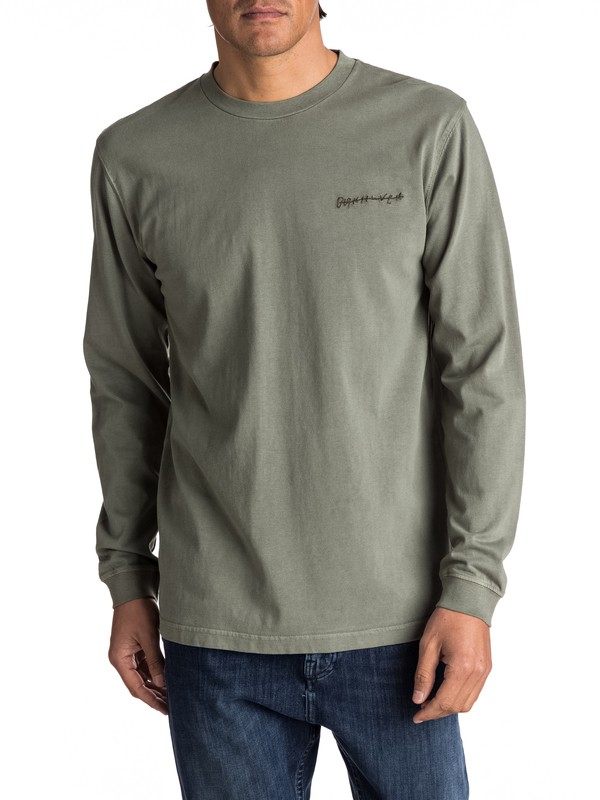 quiksilver, Sunny Visions - T Shirt à manches longues pour Homme, OLIVE NIGHT (crh0) 0 Sunny Visions - T Shirt à manches longues pour Homme EQYKT03617 Quiksilver