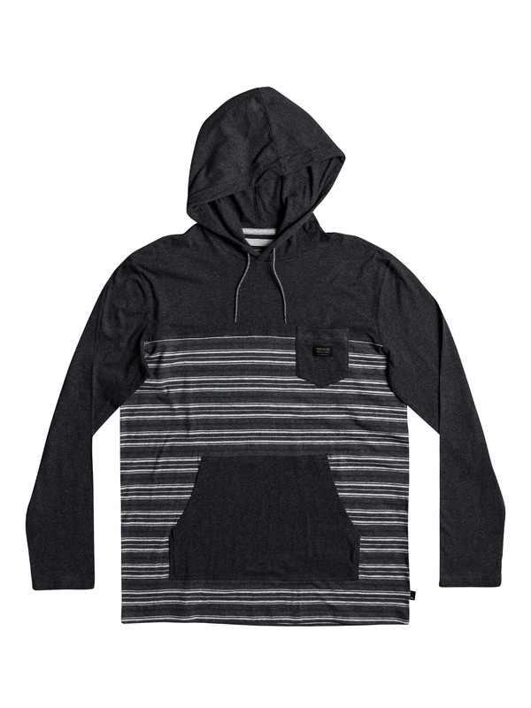 quiksilver, Men's Full Tide Hooded Long Sleeve Top, DGH-FULL TIDE (kyh3) 0 Men's Full Tide Hooded Long Sleeve Top Black EQYKT03665 Quiksilver
