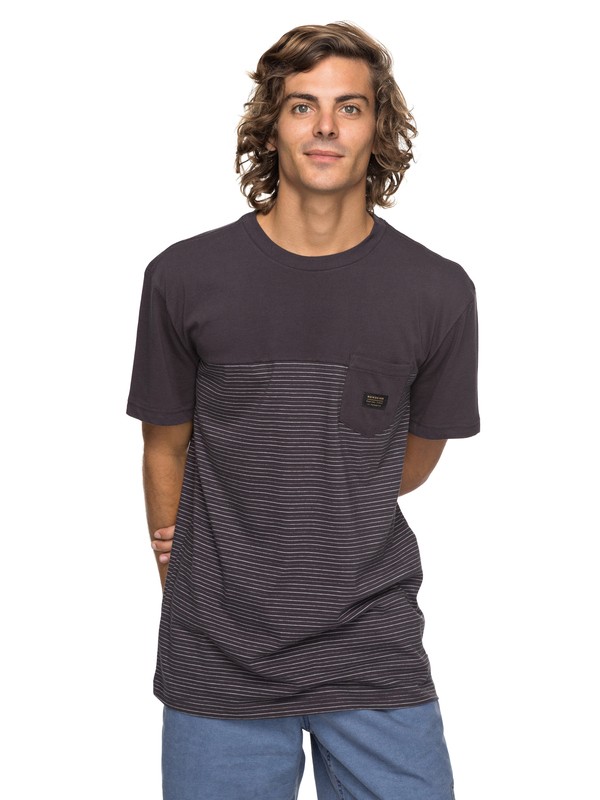 quiksilver, Full Tide Tee, TARMAC-FULLTIDE (kta3) 0 Full Tide Tee Black EQYKT03677 Quiksilver