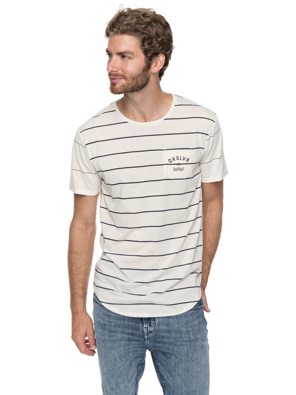 quiksilver, Caper Rocks - T-Shirt, BIRCH CAPER ROCKS 1 (wdw3) 0 Caper Rocks - T-Shirt Weiss EQYKT03682 Quiksilver