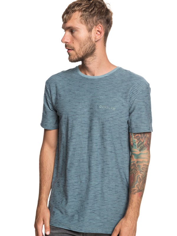 quiksilver, Ken Tin Tee, STORMY SEA KEN TIN (blh3) 0 Ken Tin Tee Blue EQYKT03687 Quiksilver