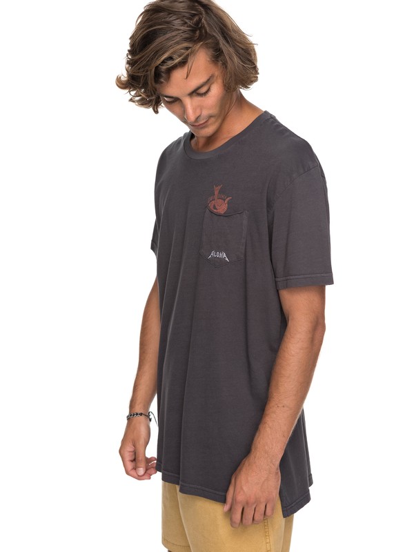 quiksilver, Skumel - Camiseta para Hombre, TARMAC (kta0) 0 Skumel - Camiseta para Hombre EQYKT03696 Quiksilver