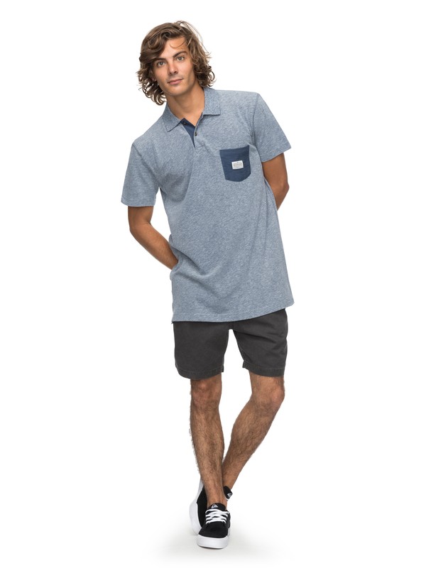 quiksilver, Cruzl - Polo pour Homme, BRIGHT COBALT (bpc0) 0 Cruzl - Polo pour Homme Bleu EQYKT03716 Quiksilver