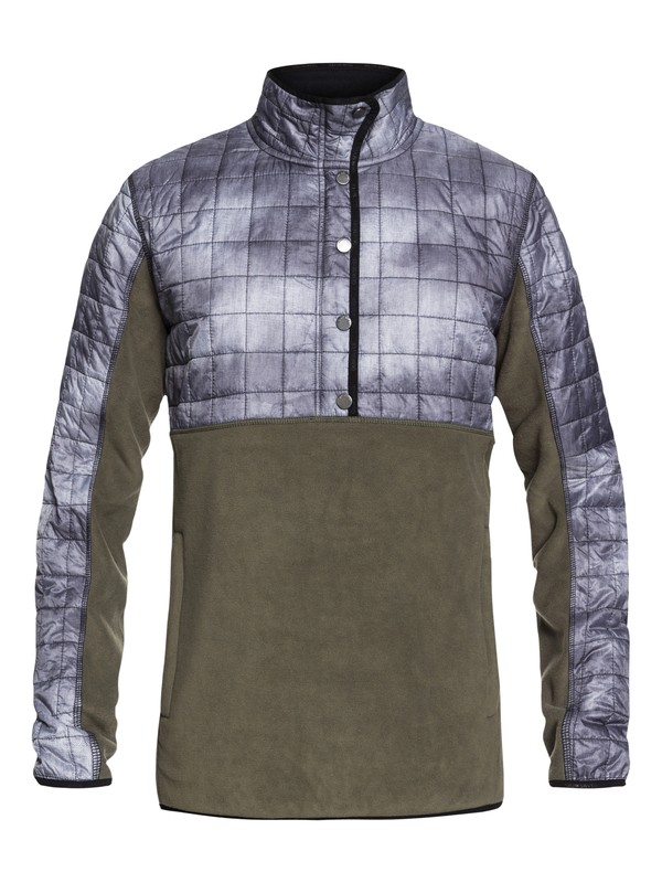 quiksilver, Butter Hybrid - Technical Fleece, GRAPE LEAF (cre0) 0 Butter Hybrid - Technical Fleece EQYKT03726 Quiksilver