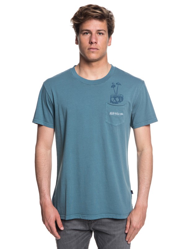 quiksilver, Hombres Camiseta Skumel, TAPESTRY (bph0) 0 Hombres Camiseta Skumel Azul EQYKT03760 Quiksilver