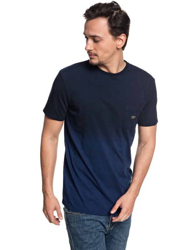 quiksilver, Hell Valley Pocket Tee, BLUE INDIGO (bpy0) 0 Hell Valley Pocket Tee Blue EQYKT03761 Quiksilver