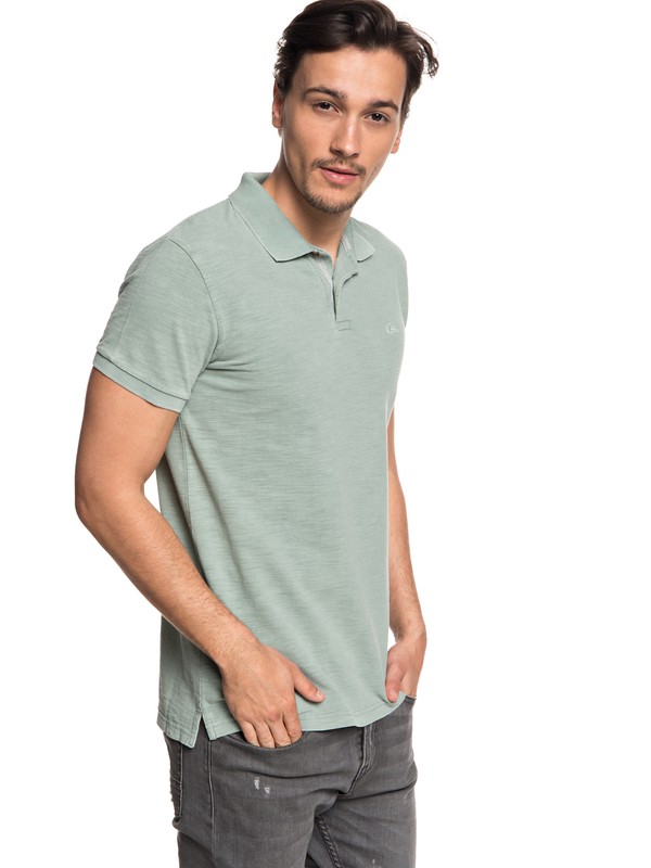 quiksilver, Miz Kimitt - Poloshirt met korte mouwen, GREEN MILIEU (ghn0) 0 Miz Kimitt - Poloshirt met korte mouwen Green EQYKT03783 Quiksilver