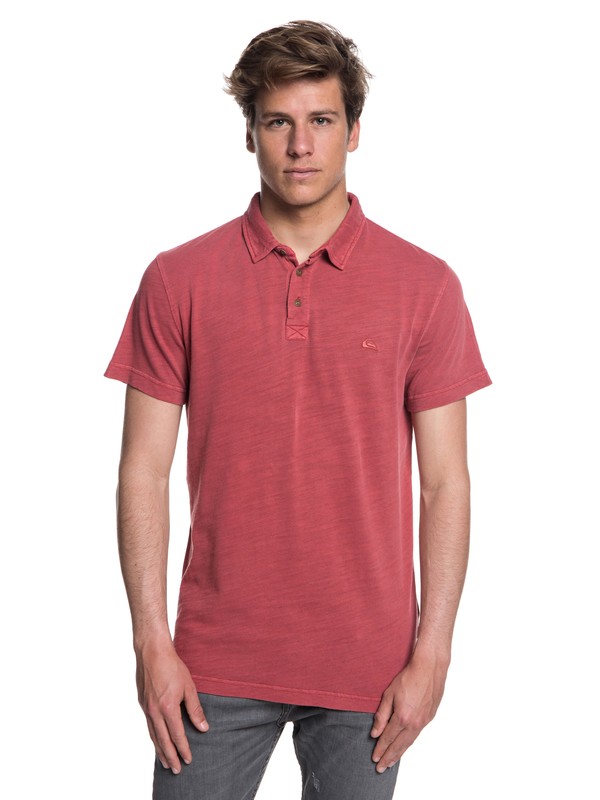 quiksilver, Everyday Sun Cruise Short Sleeve Polo Shirt, GARNET (rqk0) 0 Everyday Sun Cruise Short Sleeve Polo Shirt Red EQYKT03784 Quiksilver