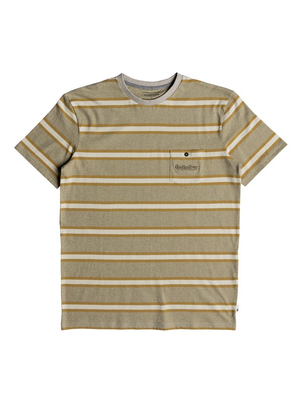 quiksilver, Okinawa Blue Pocket Tee, PLAGE SMALL STRIPE (ckk3) 0 Okinawa Blue Pocket Tee Brown EQYKT03803 Quiksilver