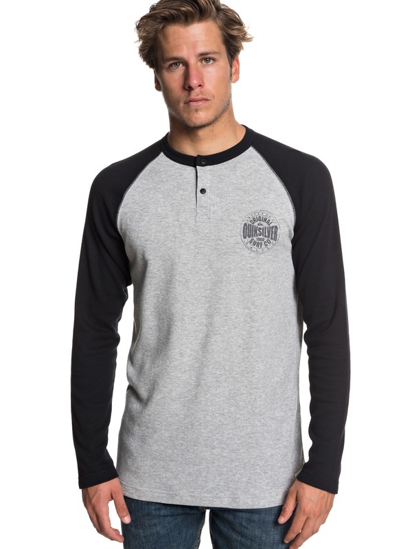 quiksilver, Kurama North Long Sleeve Thermal Top, BLACK (kvj0) 0 Kurama North Long Sleeve Thermal Top Black EQYKT03806 Quiksilver