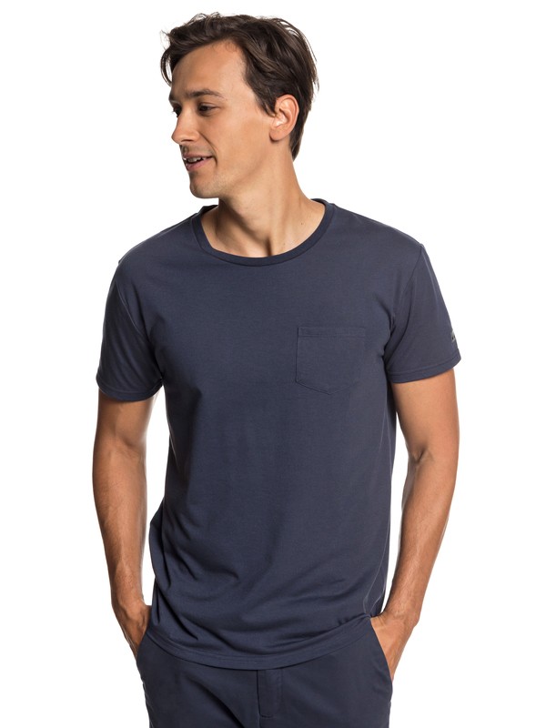 quiksilver, Adapt Technical Pocket Tee, BLUE NIGHTS (bst0) 0 Adapt Technical Pocket Tee EQYKT03825 Quiksilver
