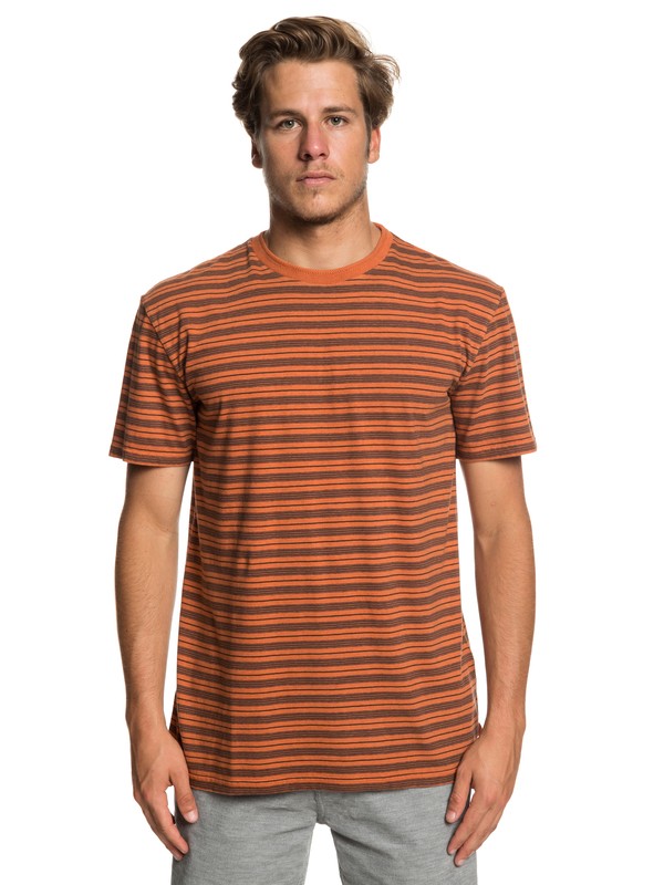 quiksilver, Deeper States - T-Shirt für Männer, FLAMINGO DEEPER STATE (nks6) 0 Deeper States - T-Shirt für Männer Orange EQYKT03833 Quiksilver