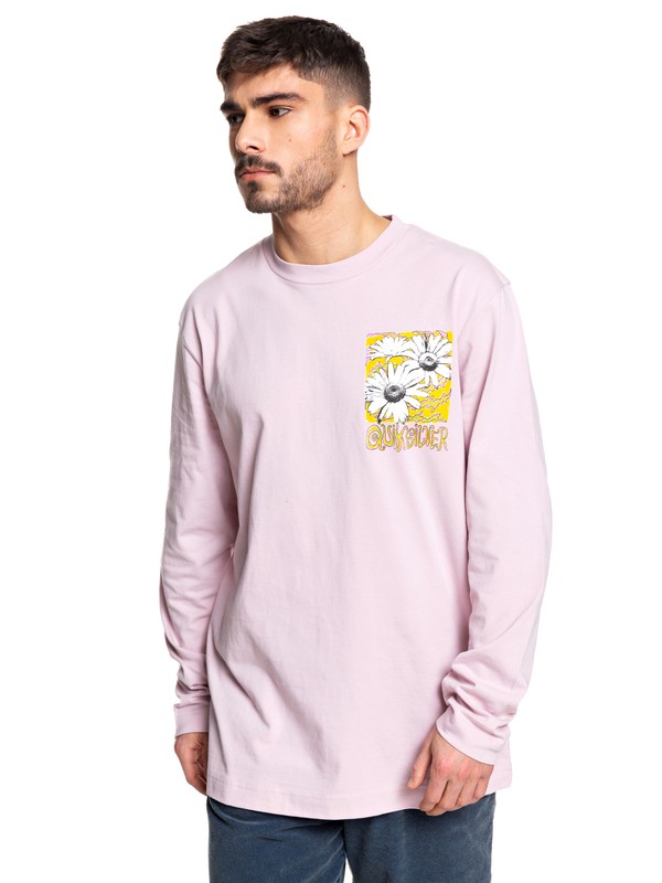 quiksilver, STM Long Sleeve Skate Tee, KEEPSAKE LILAC (mgm0) 0 STM Long Sleeve Skate Tee Pink EQYKT03955 Quiksilver