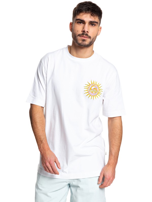 quiksilver, STM Skate Tee, WHITE (wbb0) 0 STM Skate Tee White EQYKT03956 Quiksilver