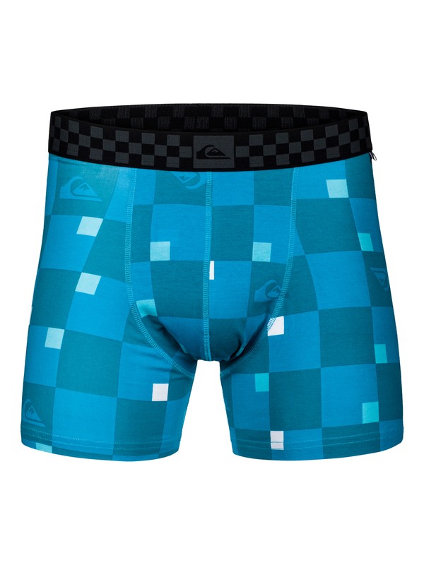 quiksilver, Imposter C Boxers, CHECK BIG SIZE CYAN (bmj8) 0 Imposter C Boxers EQYLW00011 Quiksilver