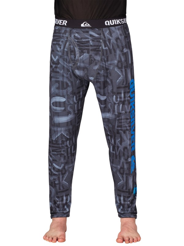 quiksilver, Duty Free Base Layer Bottom 15, THE LINE ASPHALT (kya1) 0 Duty Free Base Layer Bottom 15 EQYLW00035 Quiksilver