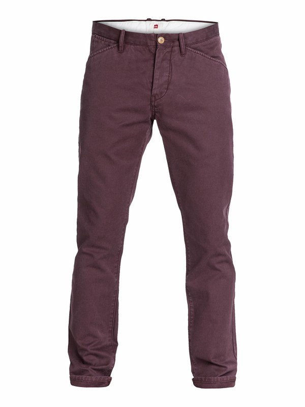 quiksilver, The Chino, FUDGE (rst0) 0 The Chino Rojo EQYNP03013 Quiksilver
