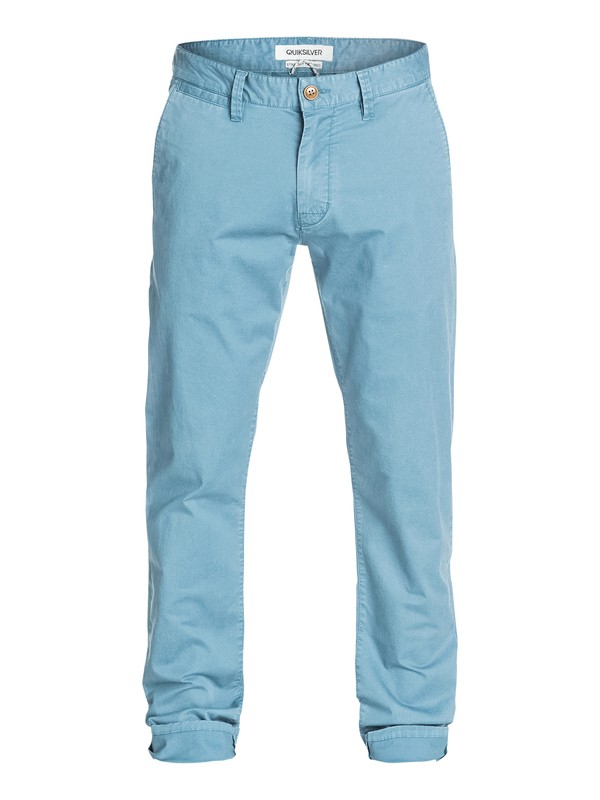 quiksilver, Krandy Straight Tapered Chino Pants, BLUESTONE (bmc0) 0 Krandy Straight Tapered Chino Pants EQYNP03028 Quiksilver