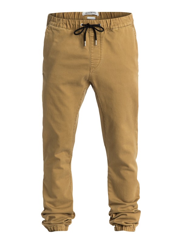 quiksilver, Fonic Slim Fit Pants, DULL GOLD (cne0) 0 Fonic Slim Fit Pants EQYNP03047 Quiksilver