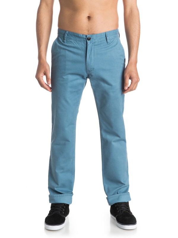 quiksilver, Everyday - Pantalon chino, CAPTAINS BLUE (bme0) 0 Everyday - Pantalon chino Bleu EQYNP03093 Quiksilver