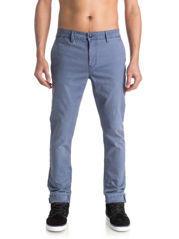 quiksilver, Krandy - Pantalon chino, NIGHTSHADOW BLUE (bpt0) 0 Krandy - Pantalon chino EQYNP03096 Quiksilver