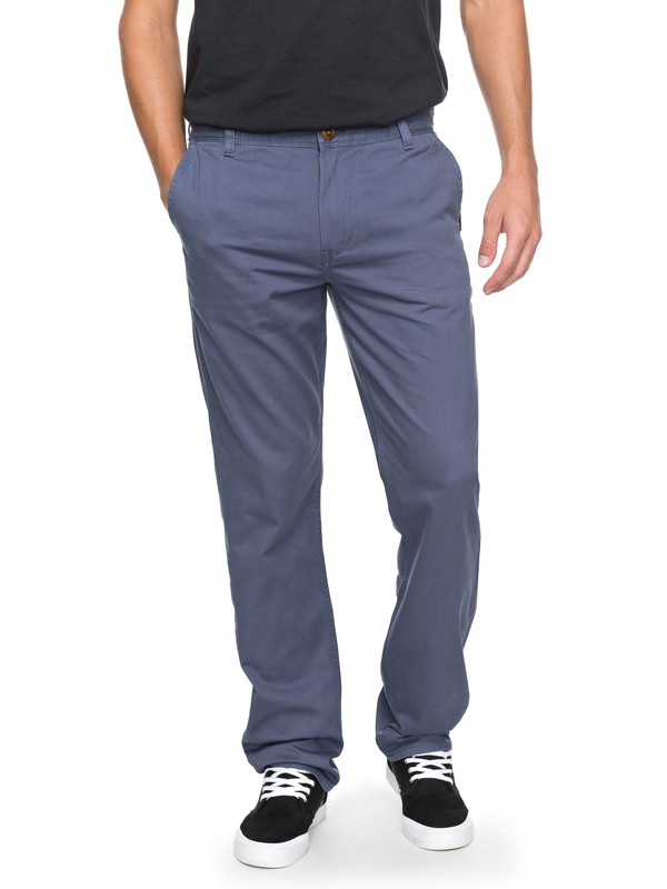 quiksilver, Everyday Light Chinos, VINTAGE INDIGO (byl0) 0 Everyday Light Chinos Blue EQYNP03136 Quiksilver