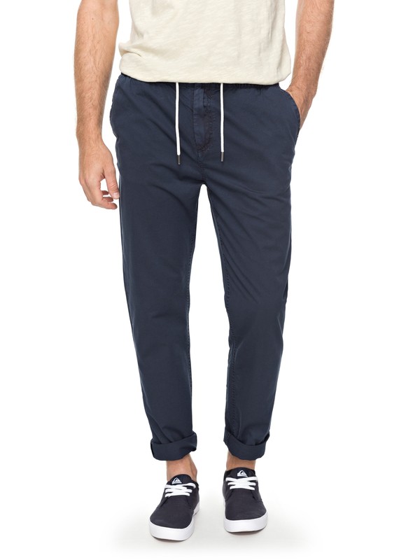 quiksilver, Coastal Life - Pantalon coupe droite, BLUE NIGHTS (bst0) 0 Coastal Life - Pantalon coupe droite EQYNP03141 Quiksilver