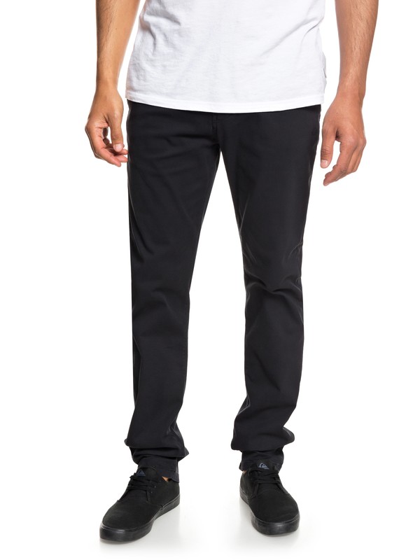 quiksilver, Krandy Chinos, BLACK (kvj0) 0 Krandy Chinos Black EQYNP03150 Quiksilver