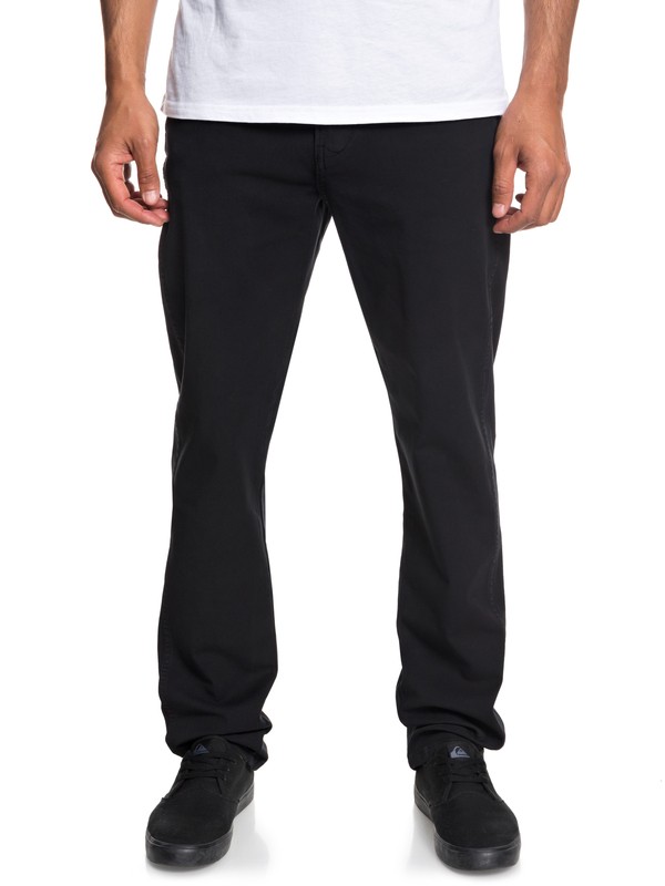 quiksilver, Krandy - Pantalón recto para Hombre, BLACK (kvj0) 0 Krandy - Pantalón recto para Hombre Negro EQYNP03151 Quiksilver