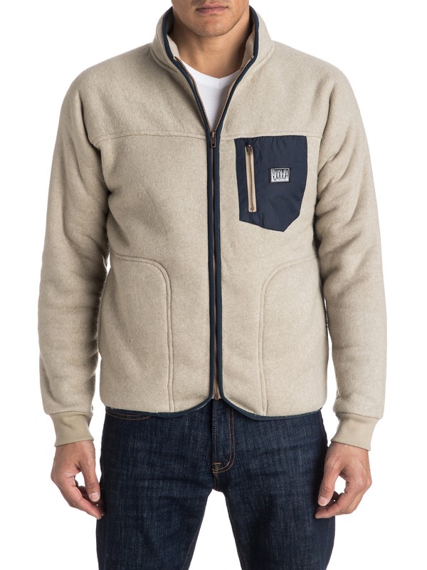 quiksilver, Sherpa Surf - Chaqueta con cremallera, PLAZA TAUPE (thz0) 0 Sherpa Surf - Chaqueta con cremallera EQYPF03014 Quiksilver