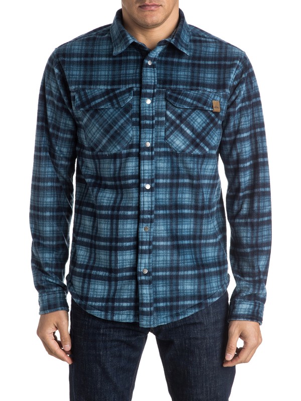 quiksilver, Surf Days - Chemise à manches longues en polaire, DARK DENIM (brq0) 0 Surf Days - Chemise à manches longues en polaire EQYPF03015 Quiksilver