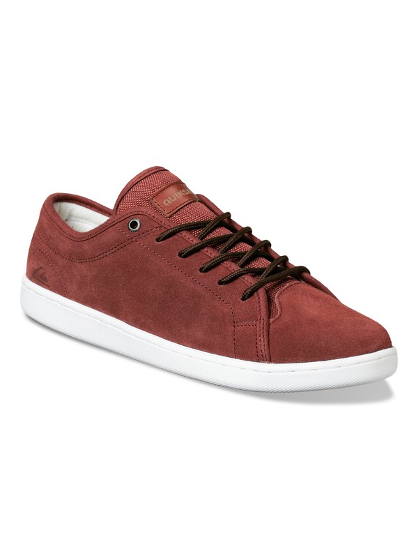 quiksilver, Cove Suede, RED/WHITE/BROWN (xrwc) 0 Cove Suede EQYS100010 Quiksilver
