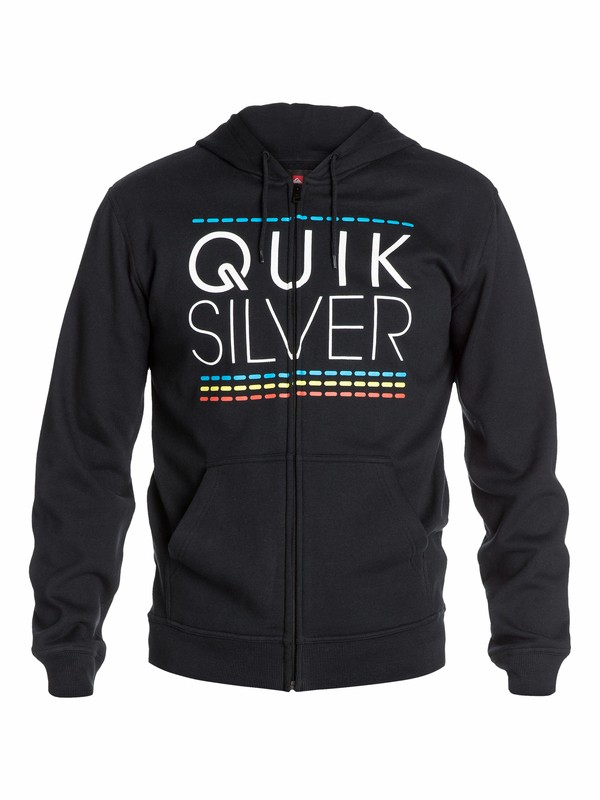 quiksilver, Hood Zip Good H4, BLACK (kvj0) 0 Hood Zip Good H4 EQYSF03025 Quiksilver
