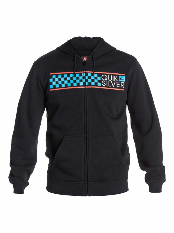 quiksilver, Hood Zip Good H3, BLACK (kvj0) 0 Hood Zip Good H3 EQYSF03026 Quiksilver