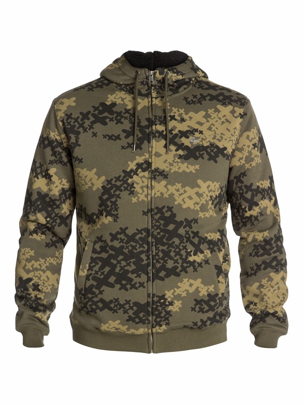 quiksilver, Sherpa Allover Z1, WHITE (wbb0) 0 Sherpa Allover Z1 EQYSF03032 Quiksilver